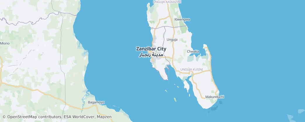 Zanzibar Channel — Map
