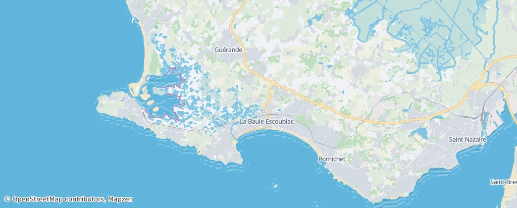 La Baule-Escoublac — Harita
