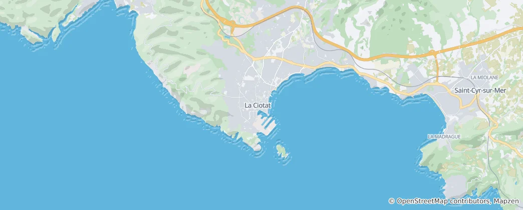 Mapa La Ciotat