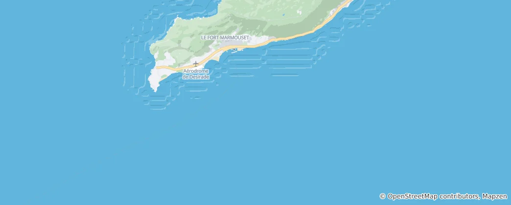 Map of La Désirade