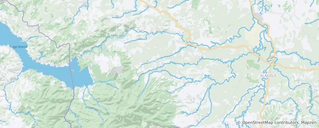 Map of La Fortuna