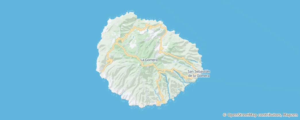 Mapa La Gomera