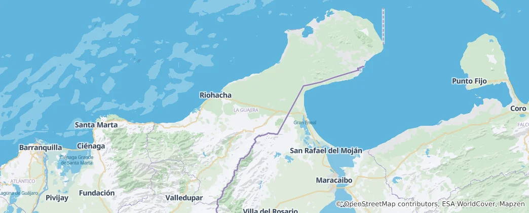 Mapa La Guajira
