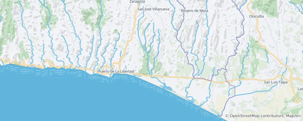 Map of La Libertad