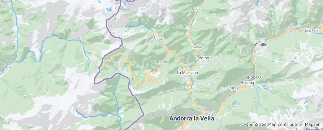 Map of La Massana