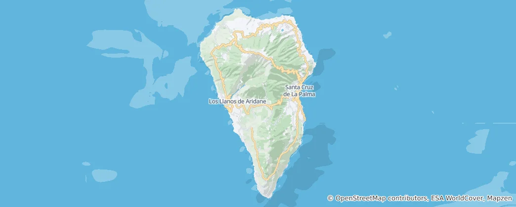 Karte von La Palma
