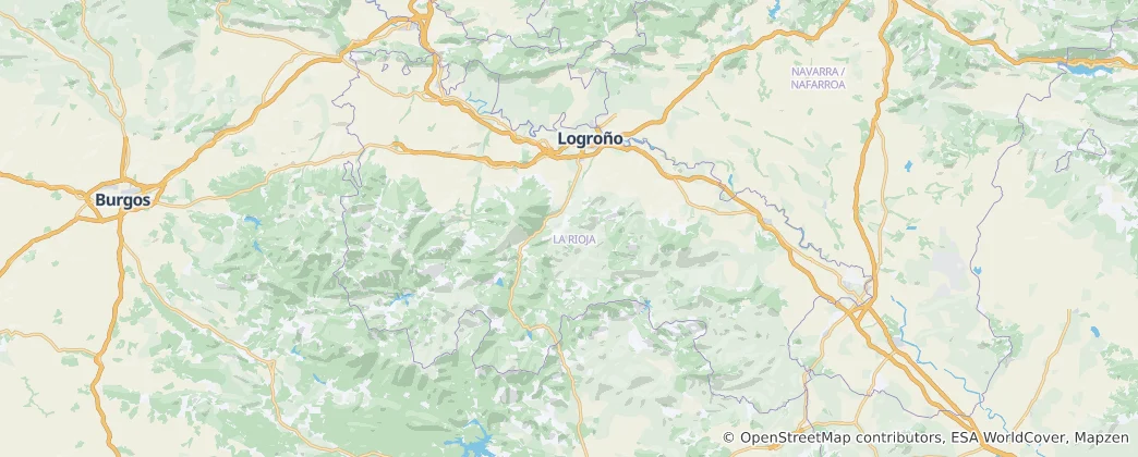 Carte de La Rioja