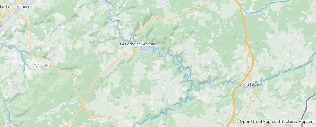 La Roche-en-Ardenne Haritası