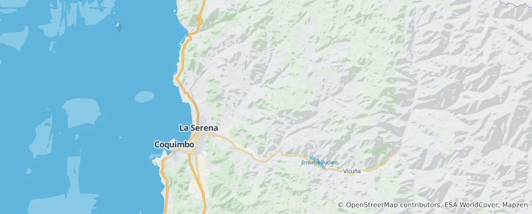 Map of La Serena
