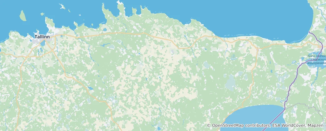Térkép: Lääne-Virumaa
