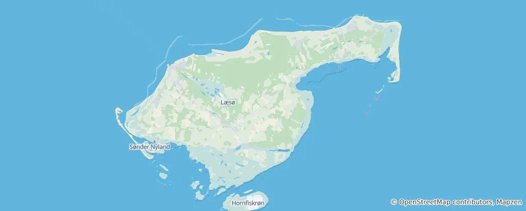 Map of Læsø