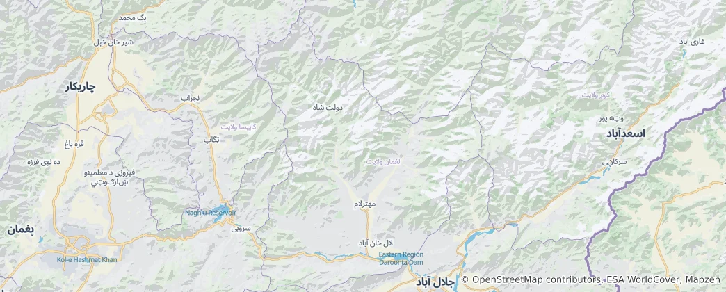 Map of Laghman Province