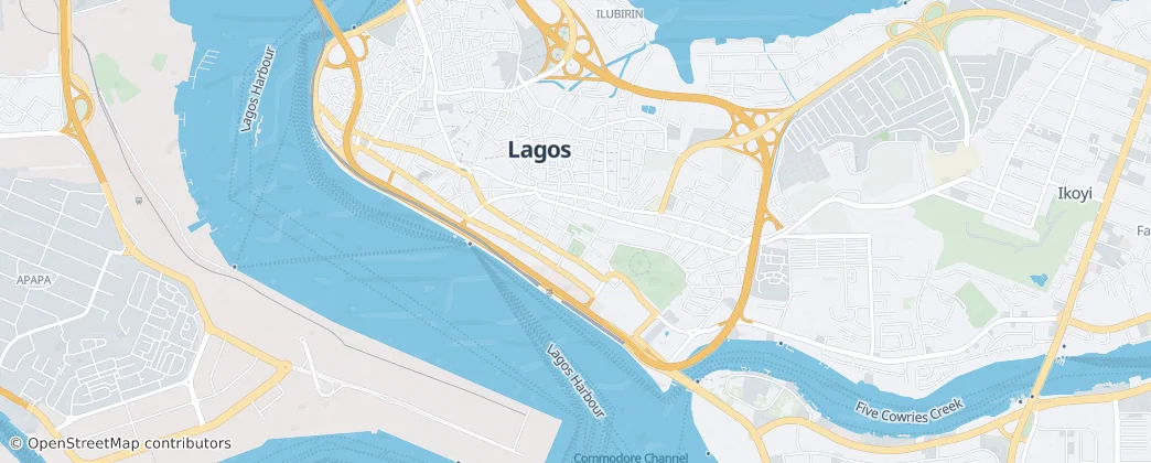 île de Lagos — Carte