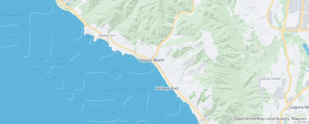 Mappa di Laguna Beach State Marine Reserve
