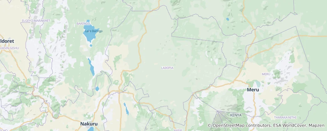 Map of Laikipia County
