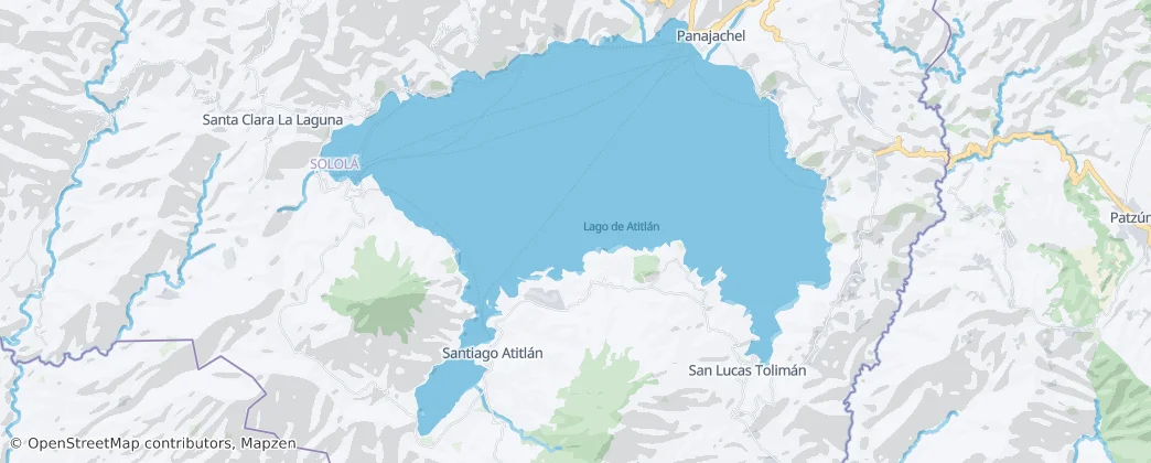 Lake Atitlán – Mapa