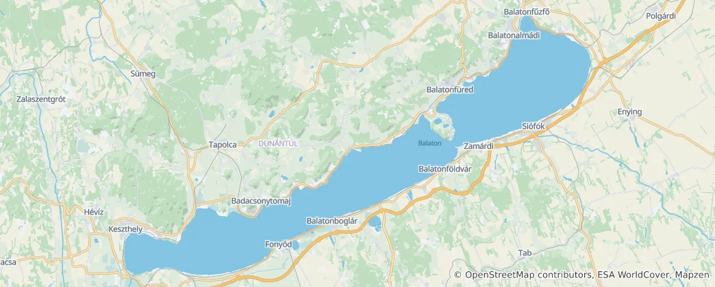Mapa De Balaton