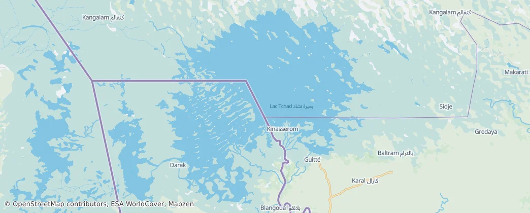 Lake Chad — Map