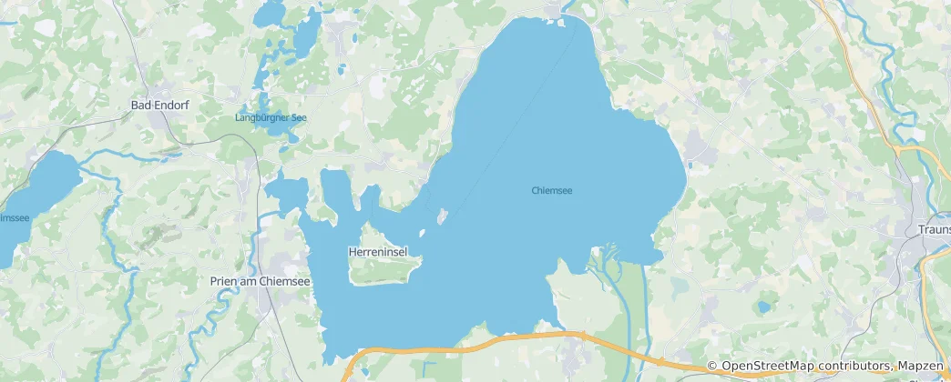 Karte von Chiemsee