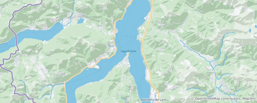 Map of Lake Como