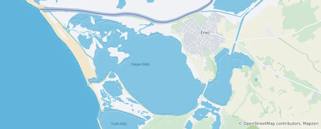 Mapa De Lake Dalyan