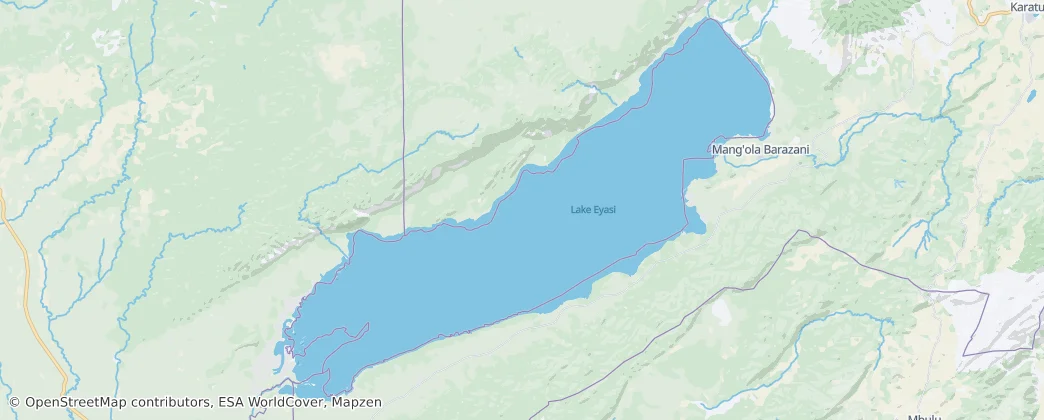 Lake Eyasi – Mapa