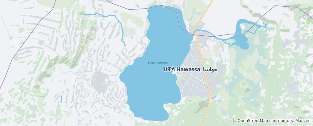 Lake Hawassa 地图