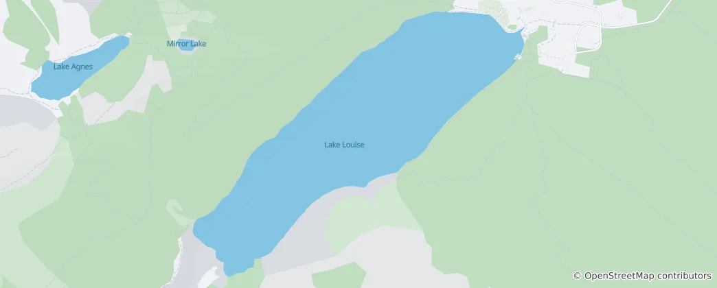 루이스호 지도