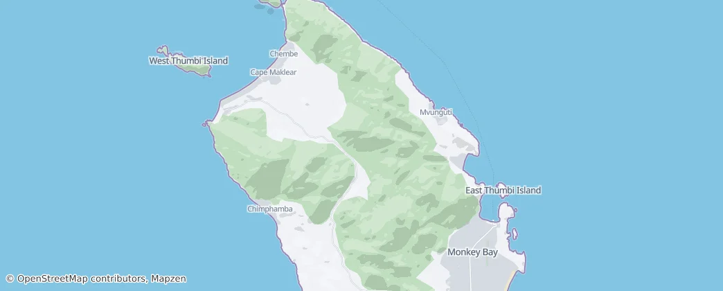 Lake Malawi National Park — Map