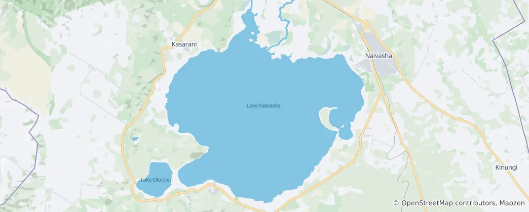 Mapa Naivasha