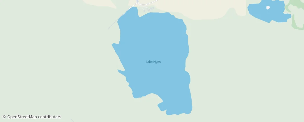 Lake Nyos — Карта