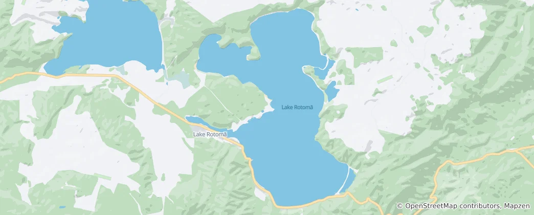 Mapa De Lake Rotomā