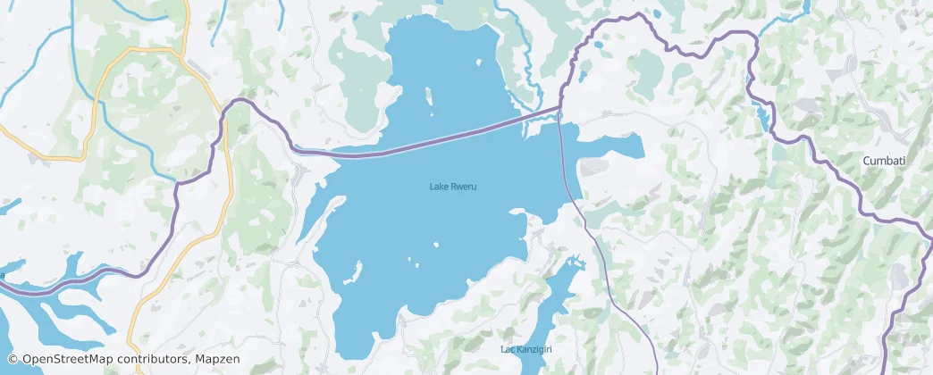 Lake Rweru – Mapa