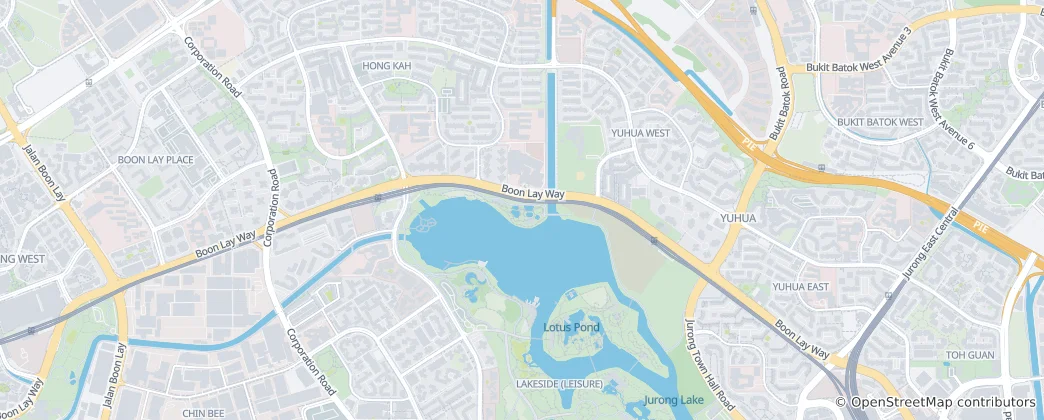 Mapa Lakeside Garden