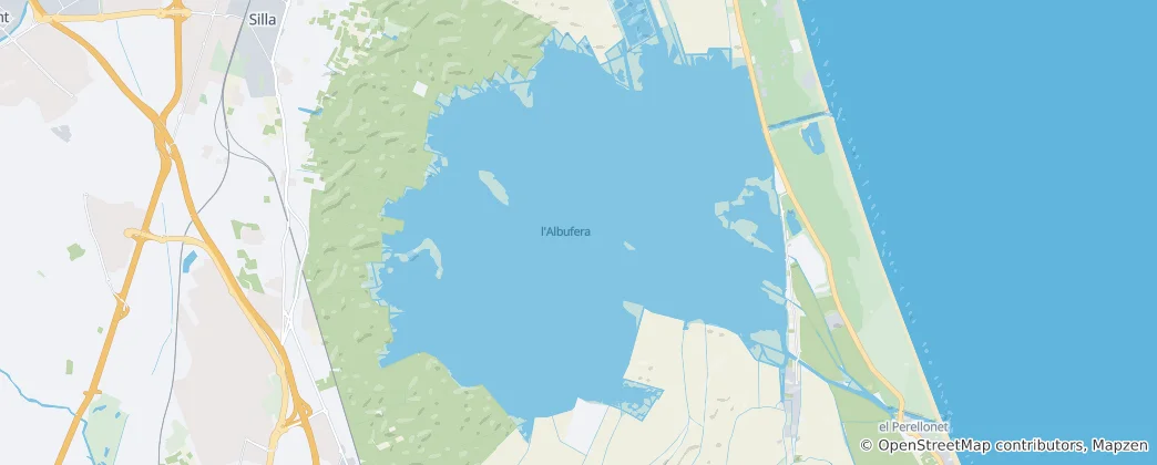 l'Albufera Haritası