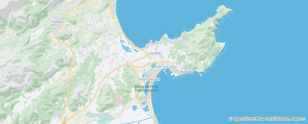 Mappa di Alcúdia