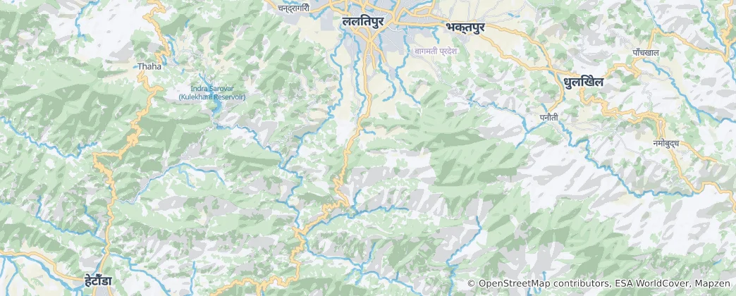 Karte von Lalitpur