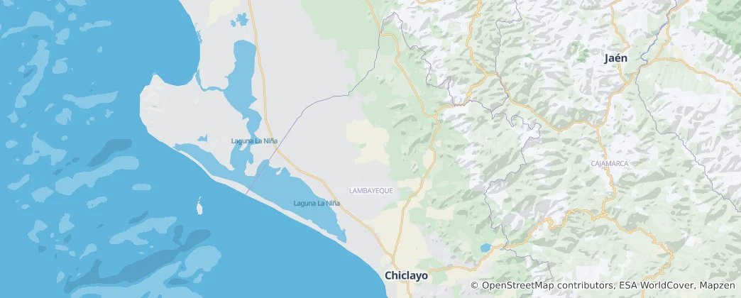 Mapa Lambayeque Province