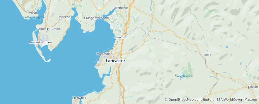 Map of Lancaster