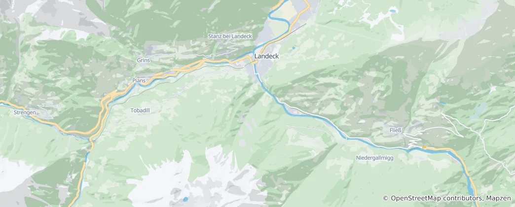 Mapa De Landeck