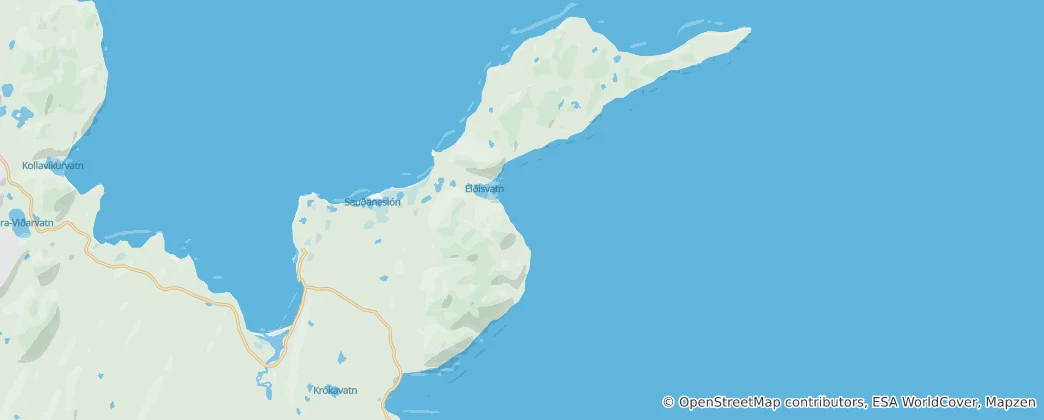 Mapa Langanes