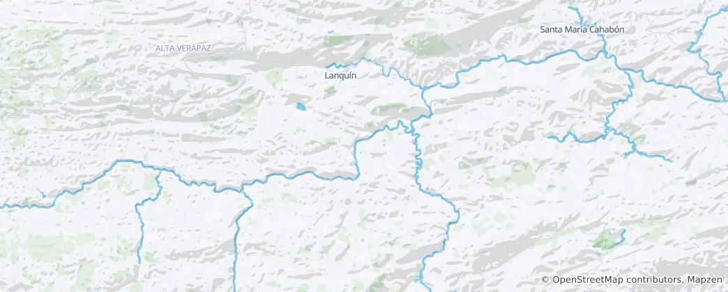 Map of Lanquín