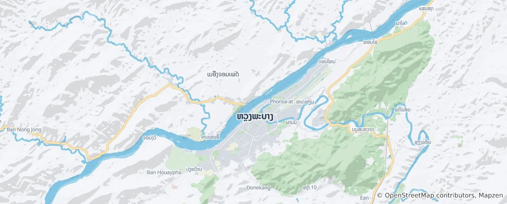 Map of Xieng Ngeun