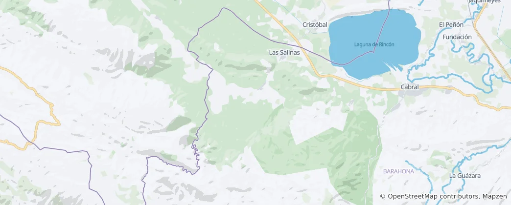 Carte de Las Salinas