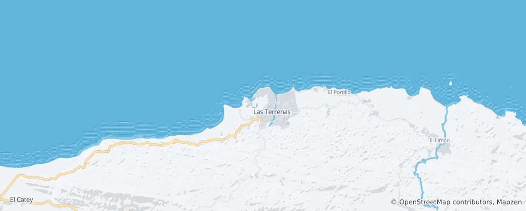 Mapa Las Terrenas