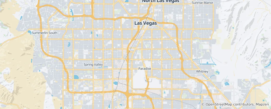Map of Las Vegas