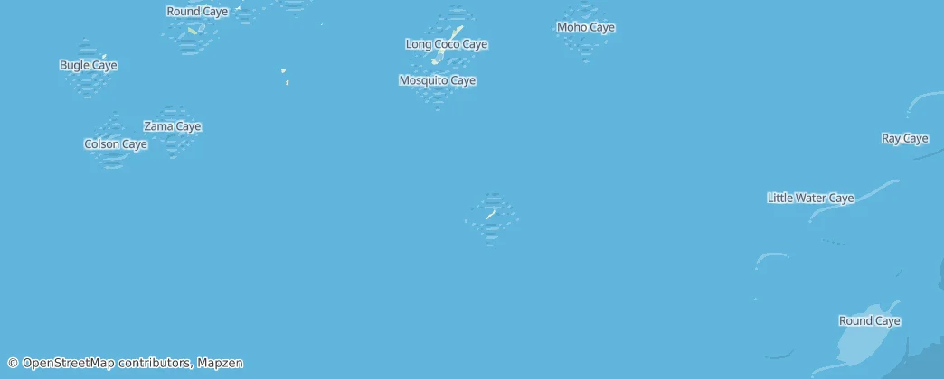Laughing Bird Caye National Park — Map