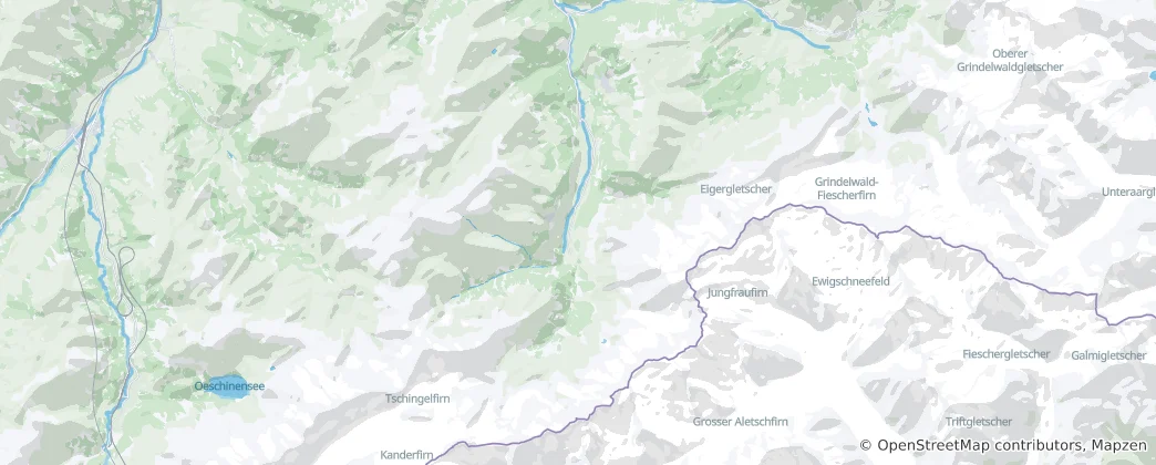 Mapa Lauterbrunnen