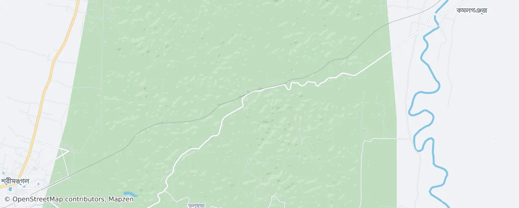 Lawachara National Park — Térkép
