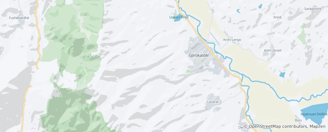 Map of Gjirokastër